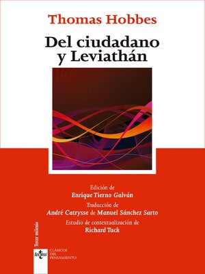cover image of Del ciudadano y Leviatán